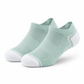 Calze corte 35-38 in tessuto a maglia verde menta e bianco traspiranti