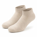 Calzini alla caviglia 39-42 in tessuto a maglia beige - stile essenziale
