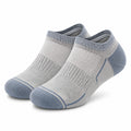 Calze corte 39-42 in tessuto a maglia grigio e blu per uso quotidiano