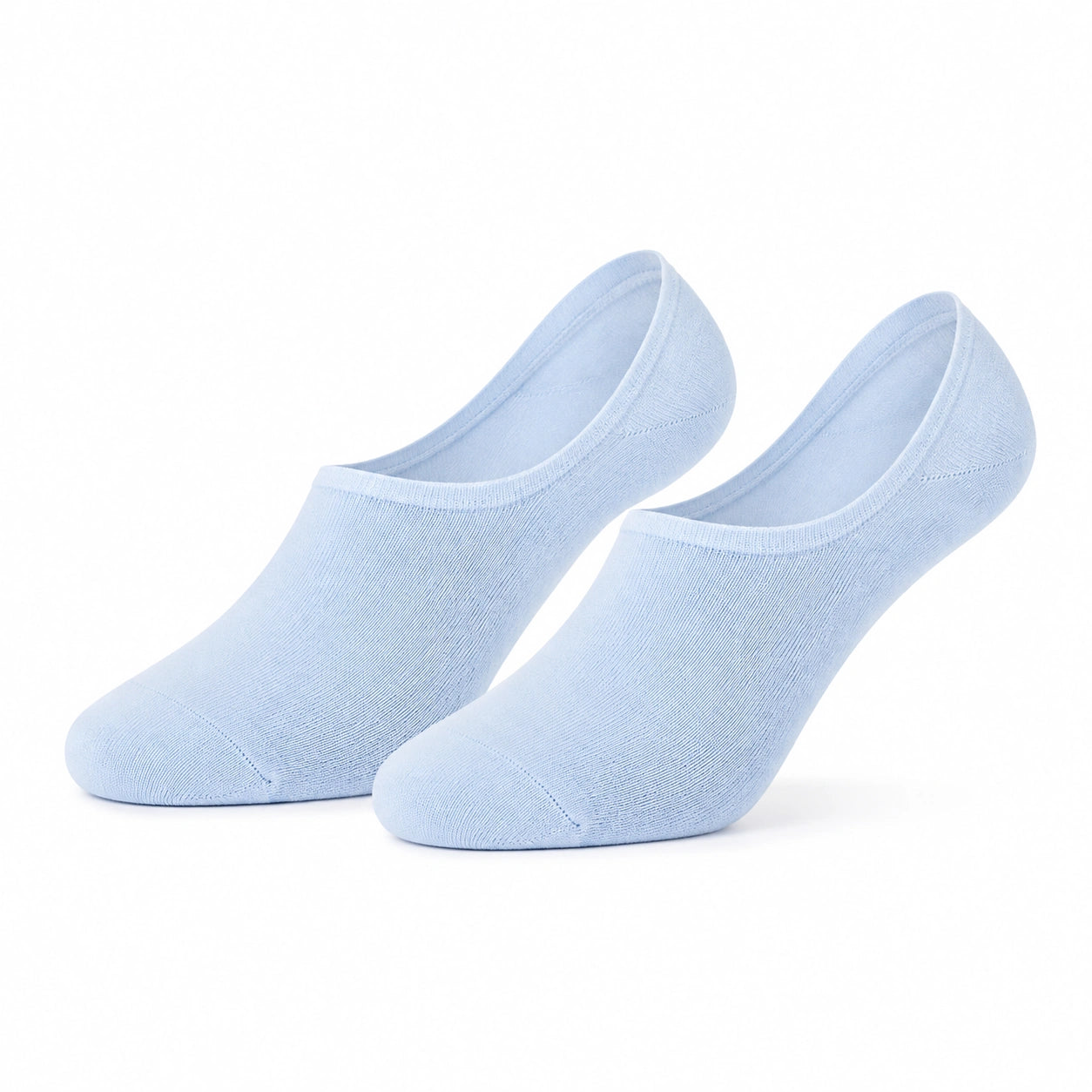 Calzini fantasmino 39-42 in maglia azzurro chiaro - stile invisibile
