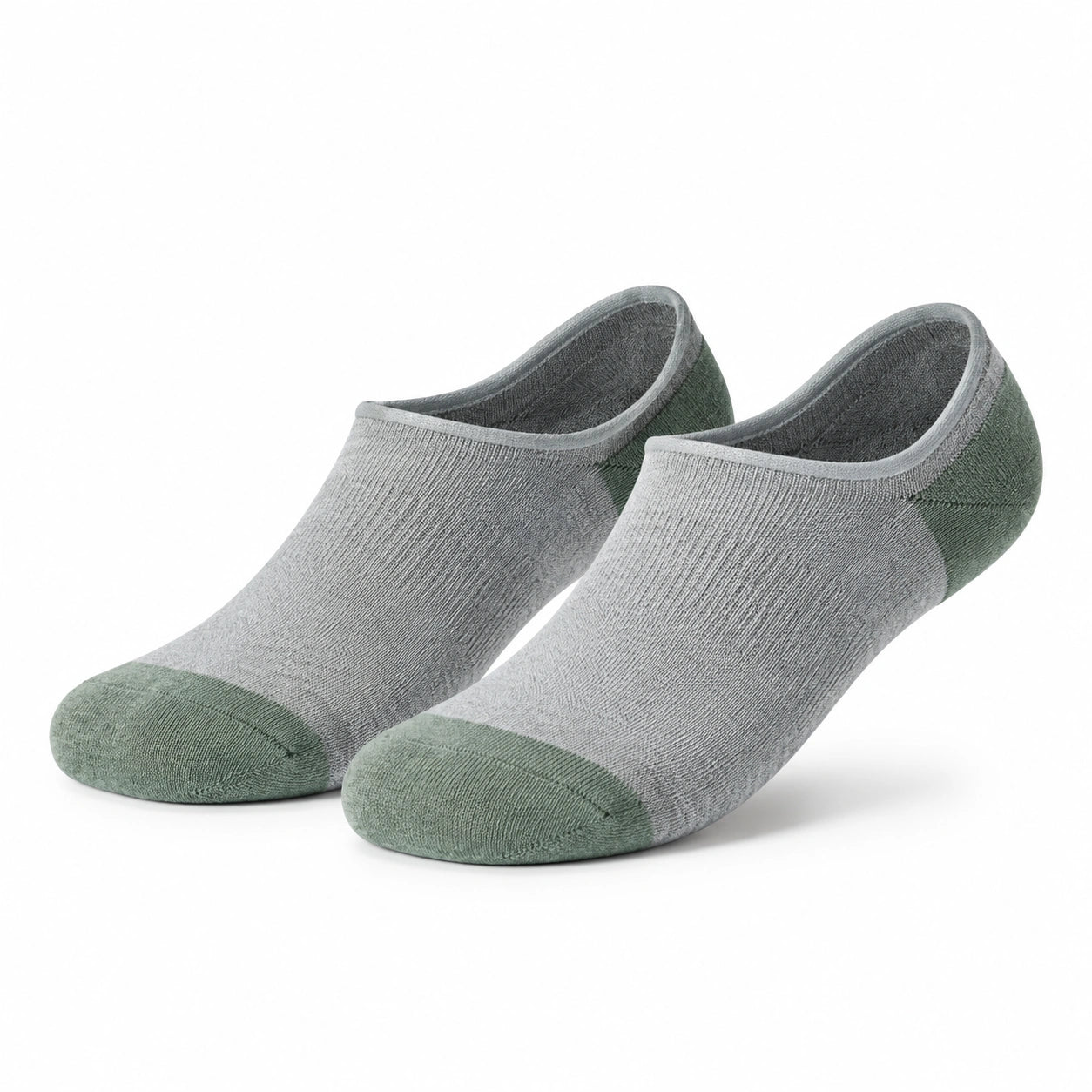 Calzini corti 39-42 in maglia grigio verde per uso quotidiano