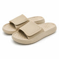 Ciabatte 38/39 beige in materiale sintetico con fascia regolabile per uso quotidiano