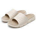 Ciabatte 40/41 in materiale sintetico beige - suola sagomata antiscivolo per uso quotidiano