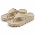 Infradito 40/41 in materiale sintetico espanso beige - suola sagomata antiscivolo